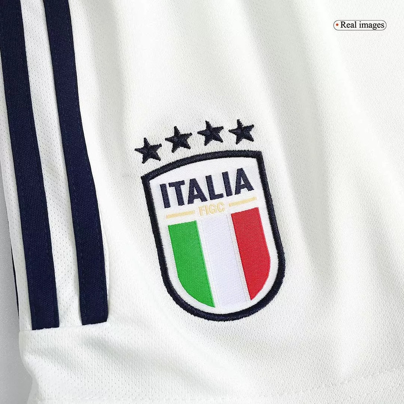 ست تی شرت آستین کوتاه و شلوارک ورزشی مردانه مدل ایتالیا Away 2023