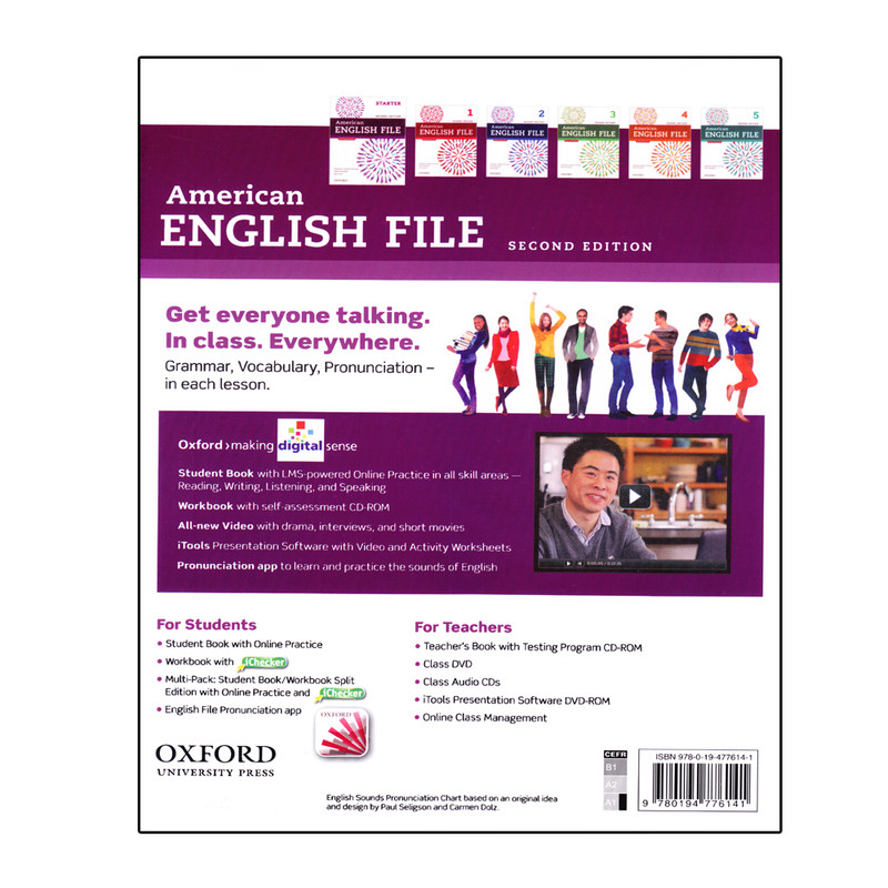 کتاب American English File Starter اثر جمعی از نویسندگان انتشارات الوند پویان کتاب American English File Starter اثر جمعی از نویسندگان انتشارات الوند پویان