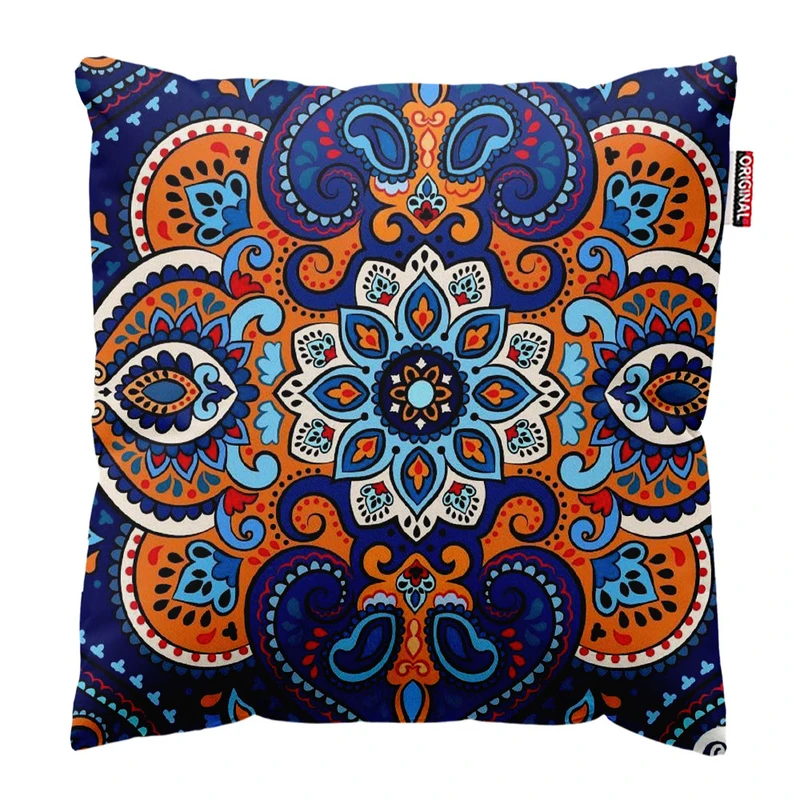 کوسن پاد آفرین طرح گل سنتی کد 2996 سایز 30*30 سانتی متر