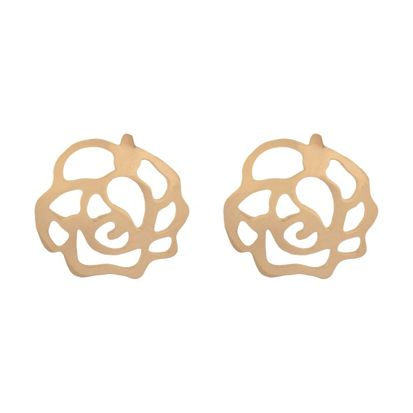 گوشواره طلا 18 عیار زنانه عدنان مدل Q76