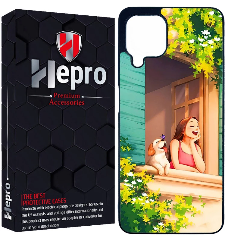 کاور هپرو طرح دخترانه کد Dimo-015 مناسب برای گوشی موبایل سامسونگ Galaxy A22 4G