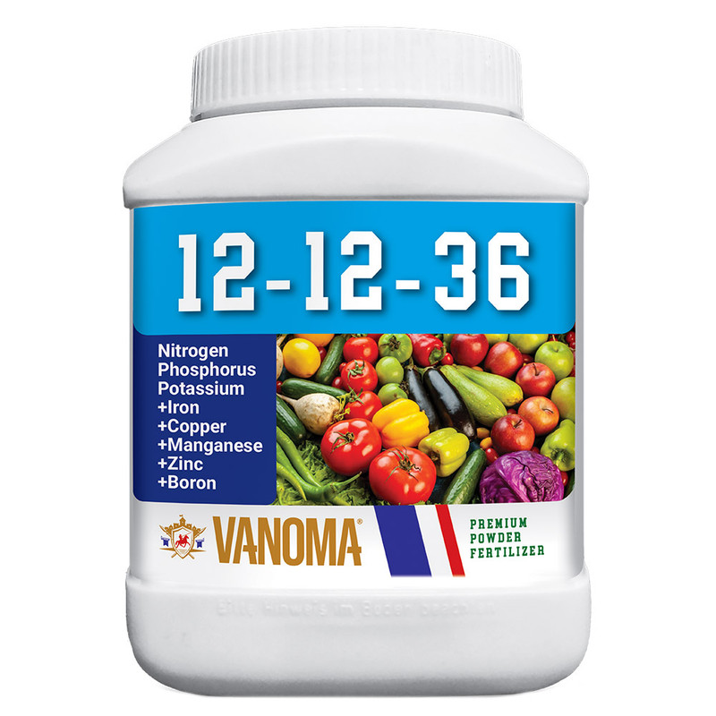 کود کامل وانوما مدل 36-12-12 NPK وزن 1 کیلوگرم