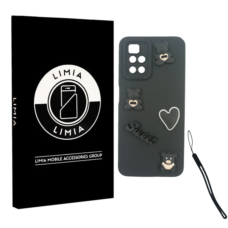 کاور لیمیا مدل عروسکی طرح Sweet مناسب برای گوشی موبایل شیائومی Redmi 10 به همراه بند آویز