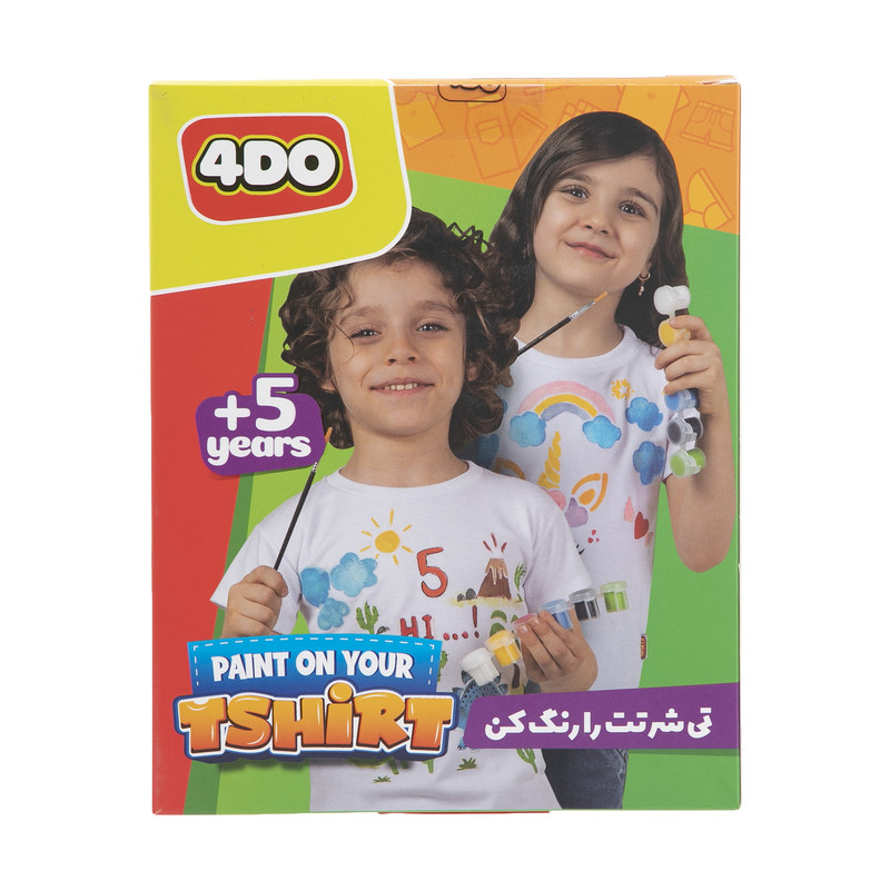 بازی آموزشی فور دو مدل تی شرتت را رنگ کن