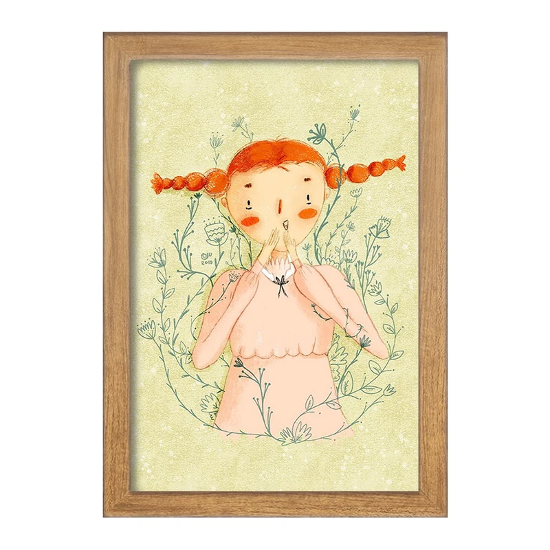 تابلو خندالو مدل جودی آبوت Judy Abbott کد 31140