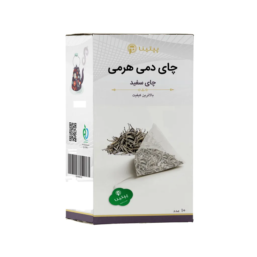 چای سفید کیسه ای پپتینا بسته 10 عددی
