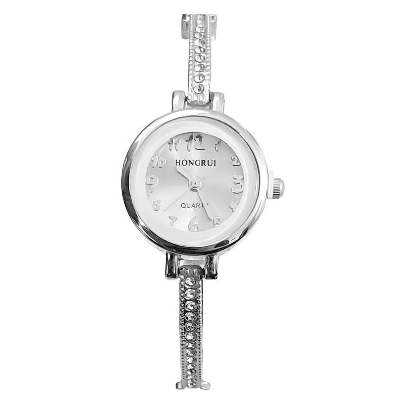 ساعت مچی عقربه ای زنانه هانگروی مدل نگین دار ساعت مچی عقربه ای زنانه هانگروی مدل نگین دار