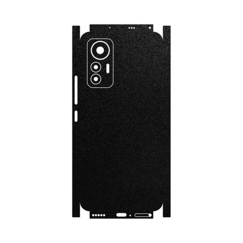 برچسب پوششی ماهوت مدل Black-Suede-FullSkin مناسب برای گوشی موبایل شیائومی 12 Lite