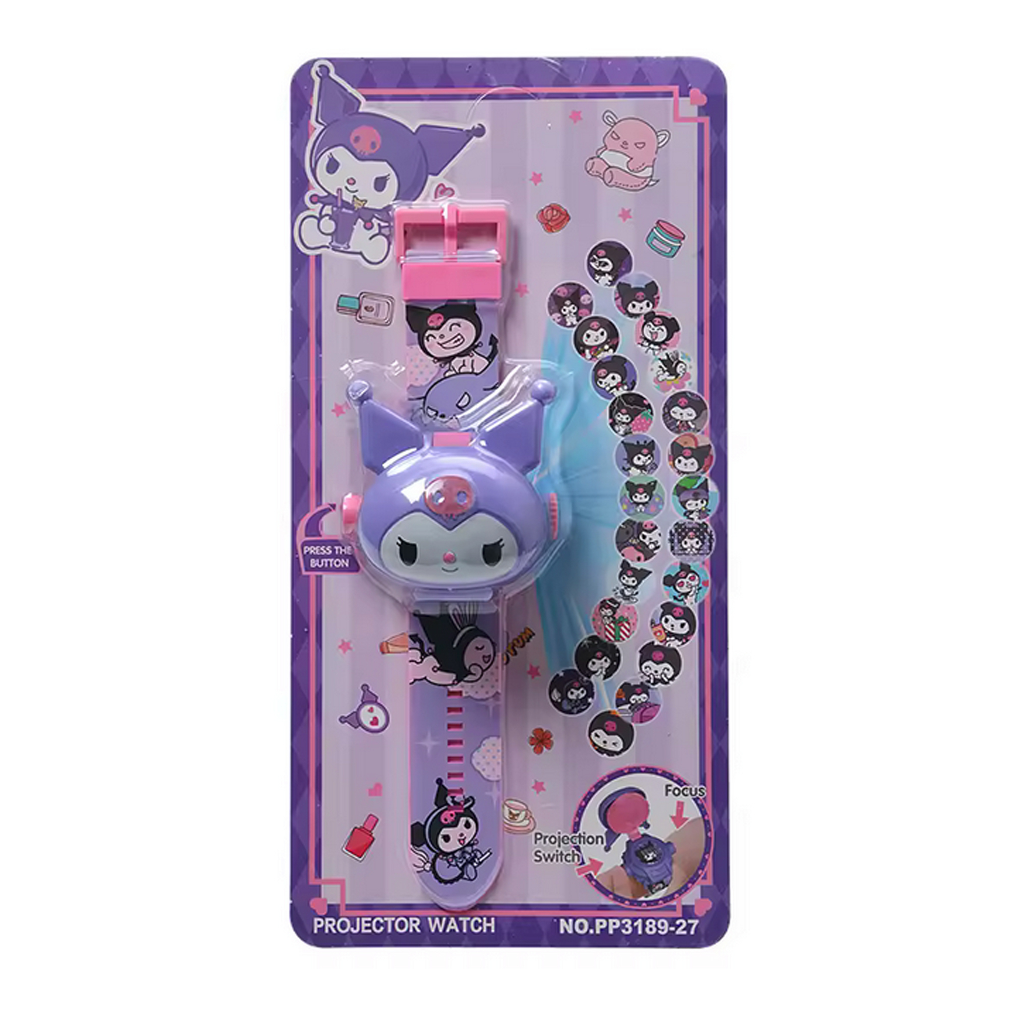 اسباب بازی مدل ساعت پروژکتوری طرح کرومی کد 655