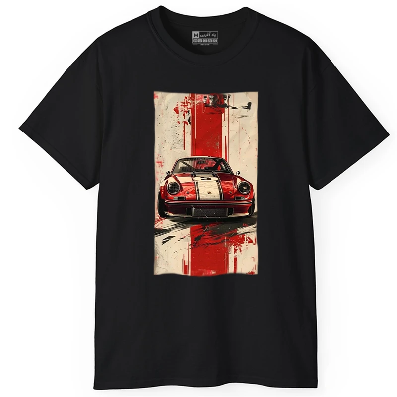 تی شرت آستین کوتاه مردانه پاد آفرین مدل ریسینگ کد PT300