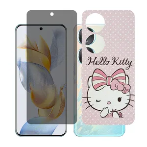 Glass together model privacy screen protector suitable for Honor 90 mobile phone with back cover sticker
