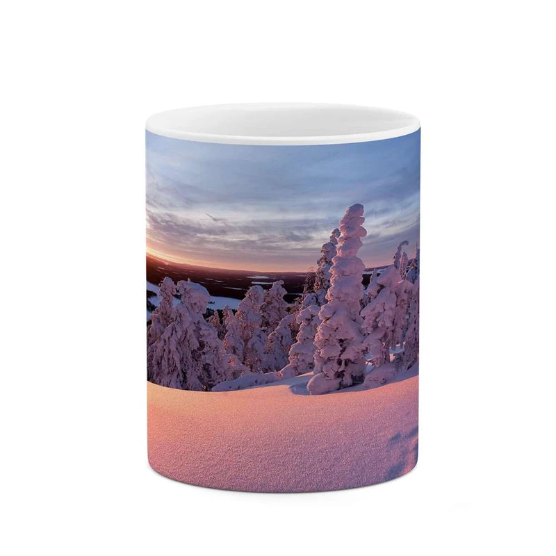 ماگ کاکتی مدل منظره برفی کد mgh14866