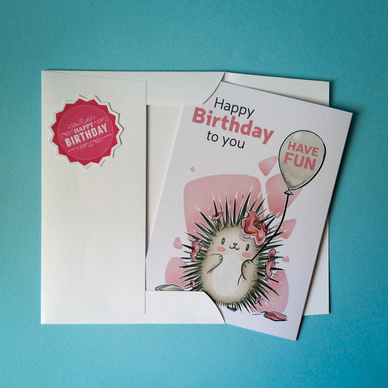 کارت پستال طرح تبریک تولد کد CP15