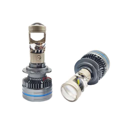 لامپ هدلایت خودرو لنز دار مدل L3 پایه H7 بسته دو عددی