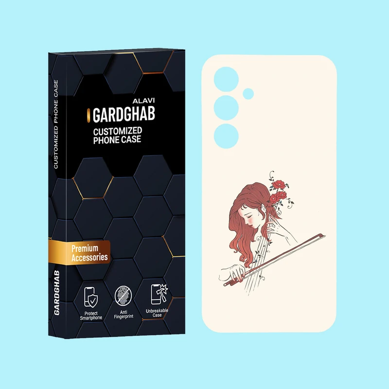 کاور گارد قاب علوی مدل ساز و موزیک مناسب برای گوشی موبایل سامسونگ Galaxy A55