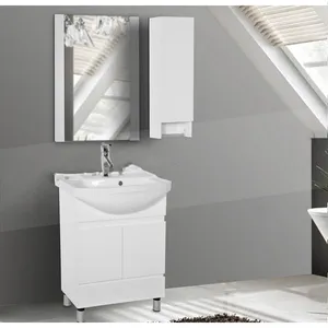 ست کابینت روشویی کاسپین مدل ویتا به همراه آینه وباکس