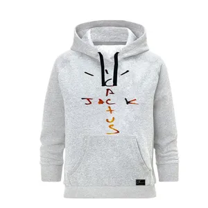 هودی زنانه مدل کاکتوس کد M130 رنگ طوسی