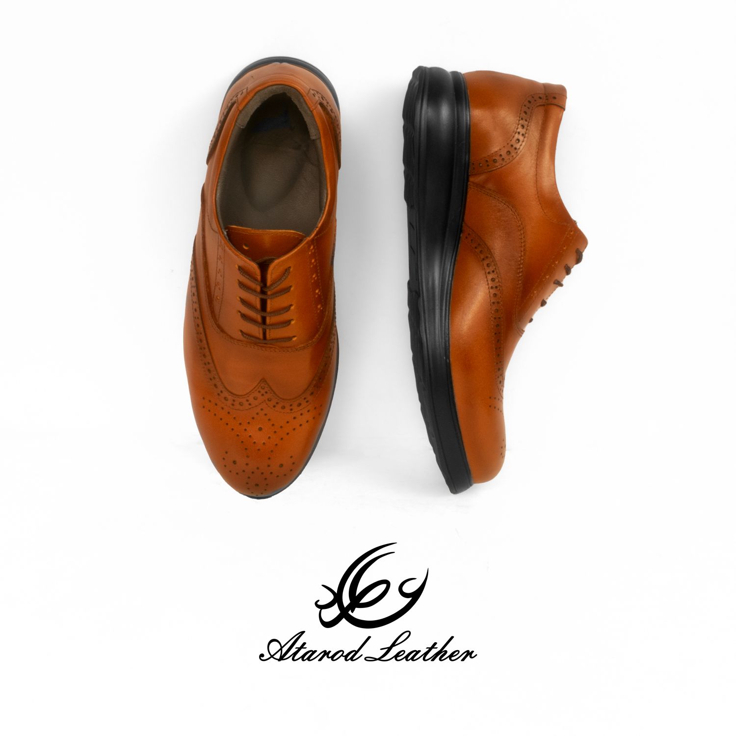 کفش روزمره مردانه چرم عطارد مدل چرم طبیعی کد SH231 -  - 7