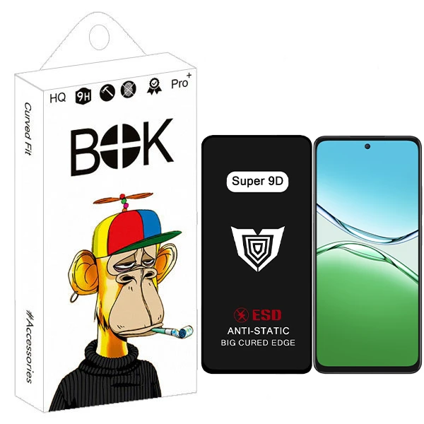 محافظ صفحه نمایش بوک مدل Super 9D Glavers مناسب برای گوشی موبایل سامسونگ galaxy A71 4G / Oppo K13x / Mi 11t Pro