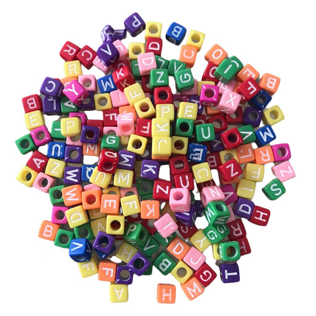 مهره دستبند مدل حروف انگلیسی کد 465 بسته 200 عددی