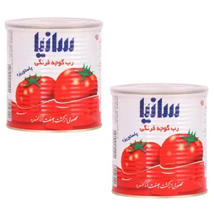 رب گوجه فرنگی سانیا - 800 گرم بسته 2 عددی