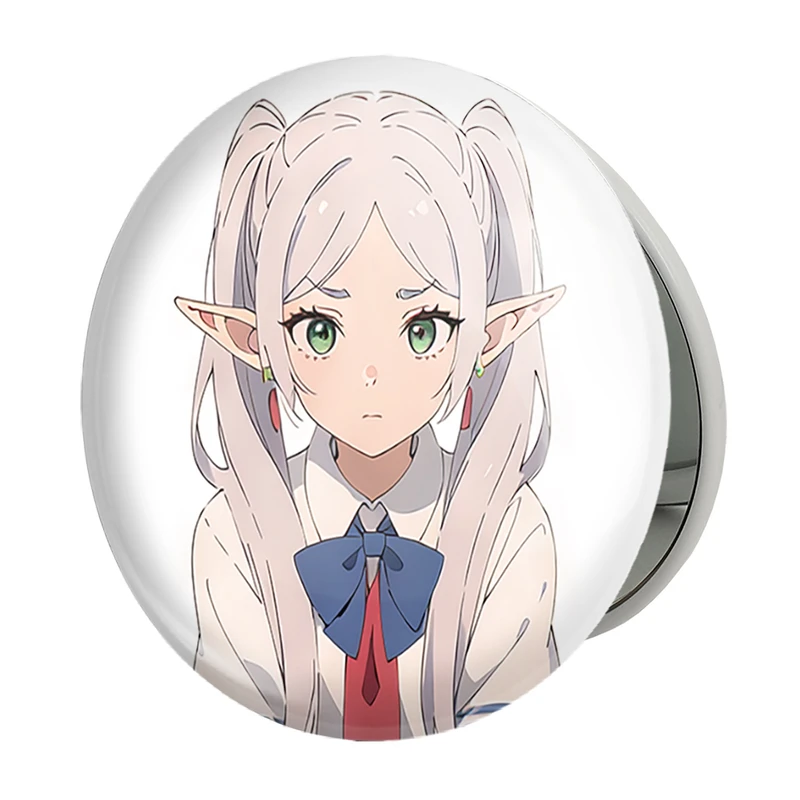 آینه جیبی خندالو طرح انیمه فریرن (Frieren) مدل تاشو کد 33938