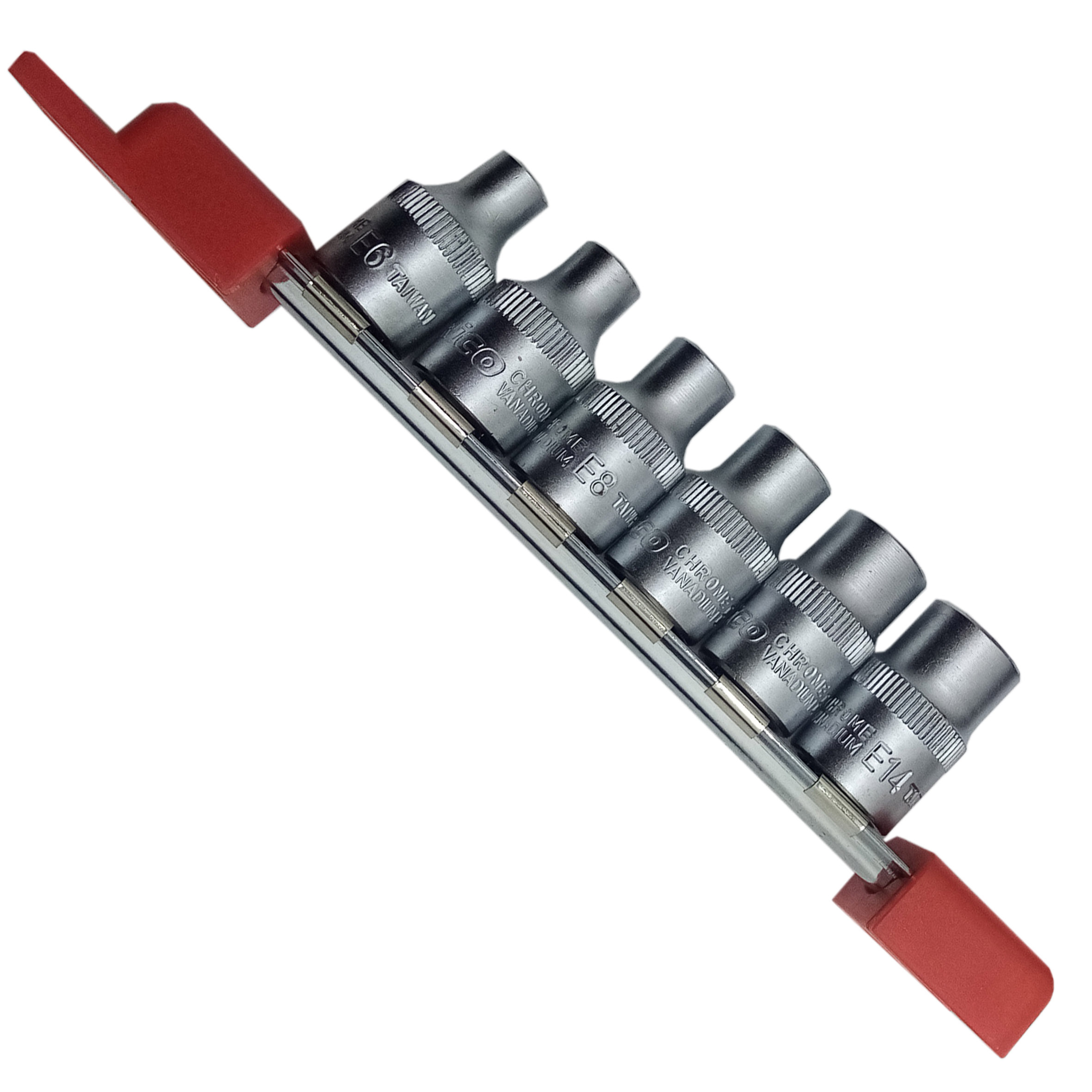 آچار و سری بکس ستاره ای ریکو تولز مدل E70 مجموعه 7 عددی