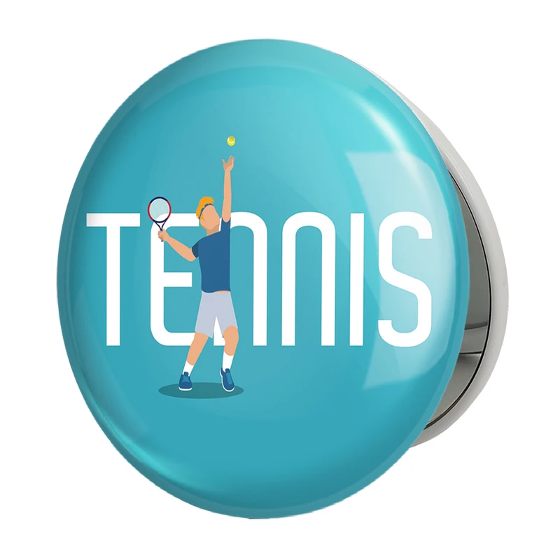 آینه جیبی خندالو طرح تنیس Tennis مدل تاشو کد 26628 