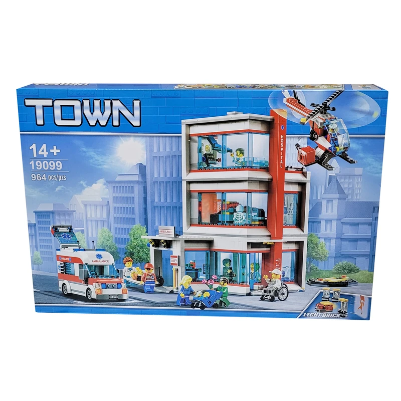 ساختنی مدل بیمارستان و اورژانس کد 19099