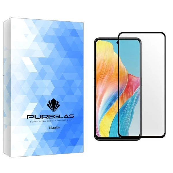 محافظ صفحه نمایش شیشه ای پیور گلس مدل NueGlas مناسب برای گوشی موبایل اوپو A98