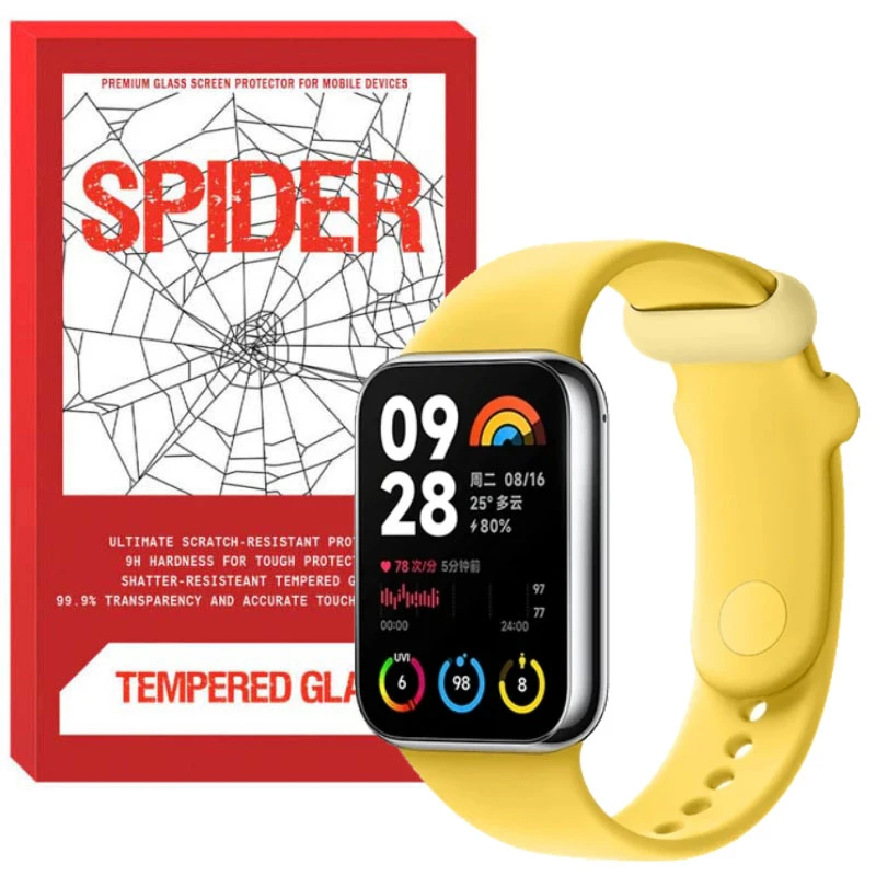 بند اسپایدر مدل Silicon Band مناسب برای ساعت هوشمند شیائومی Mi Band 8 Pro
