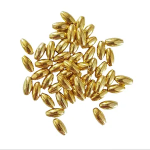 مهره دستبند مدل گندمی براق بسته 50 عددی