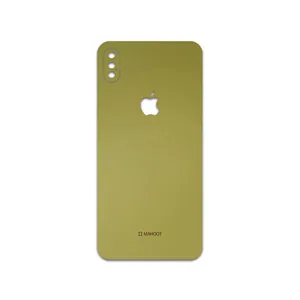 MAHOOT Matte-Gold Cover Sticker for apple iPhone XS Max