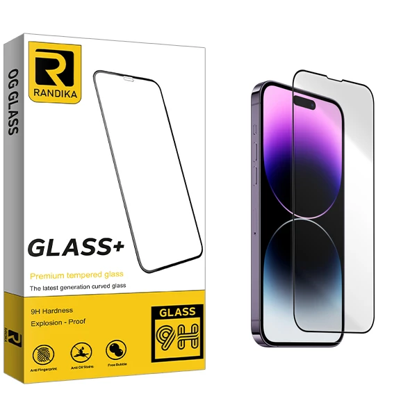محافظ صفحه نمایش شیشه ای راندیکا مدل ka مناسب برای گوشی موبایل اپل iPhone 14 pro