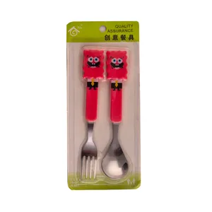 ست قاشق چنگال کودک مدل باب کد FLZ223