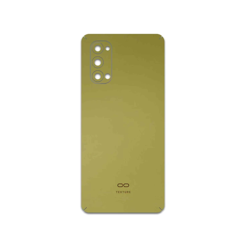 برچسب پوششی ماهوت مدل Matte-Gold مناسب برای گوشی موبایل اپو Reno4 Pro 5G