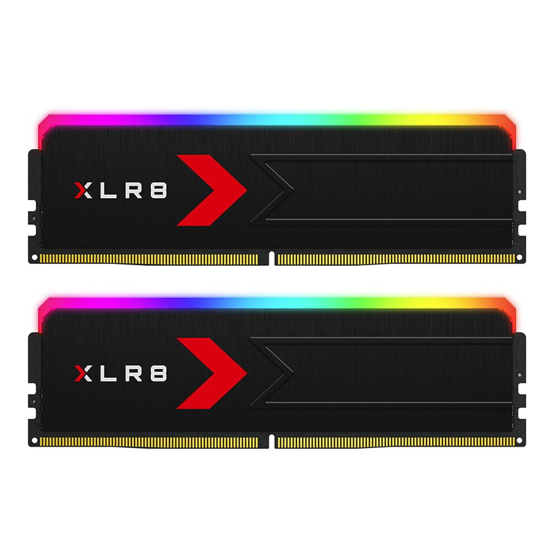 رم دسکتاپ DDR5 دو کاناله فرکانس 6400 مگاهرتز CL36 پی ان وای مدل XLR8 ظرفیت ۳۲ گیگابایت