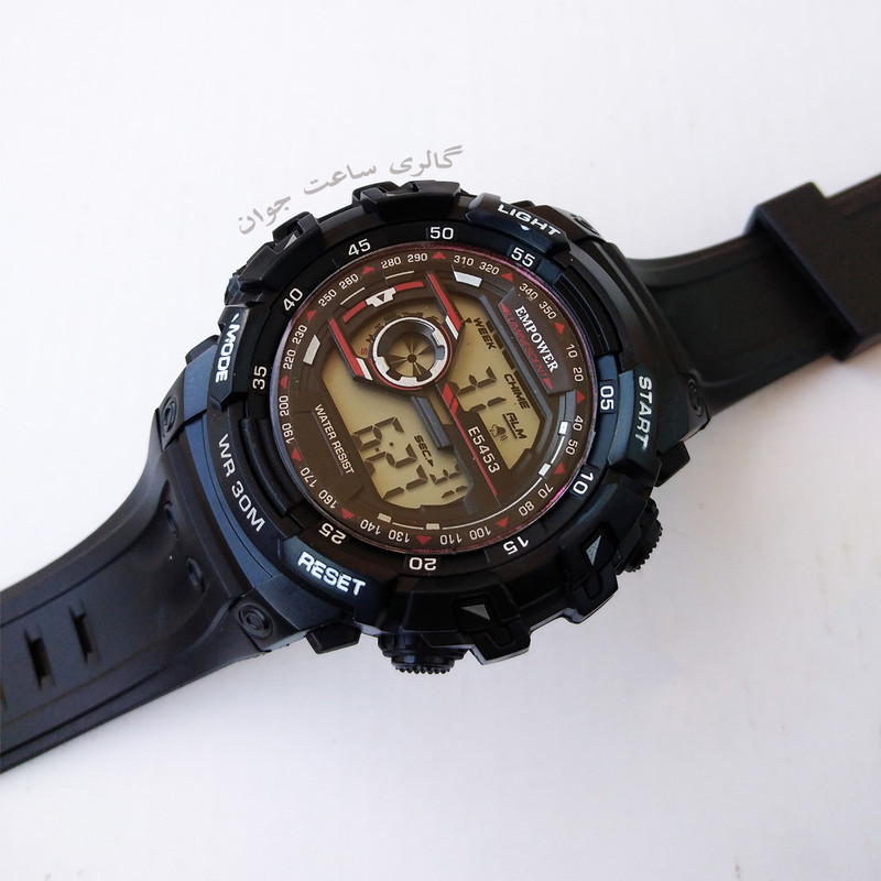 ساعت مچی دیجیتال پسرانه مدل چراغدار کرنومتردار ضدآب کد 10 ساعت مچی دیجیتال پسرانه مدل چراغدار کرنومتردار ضدآب کد 10