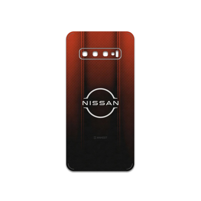 برچسب پوششی ماهوت مدل Nissan مناسب برای گوشی موبایل سامسونگ Galaxy S10