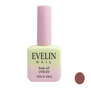 لاک ژل براق ناخن اولاین مدل 13M شماره 139 رنگ هلوئی تیره