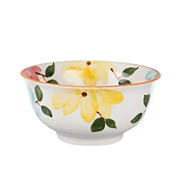 کاسه سرامیکی مدل آبگوشت خوری طرح بهار گل ها