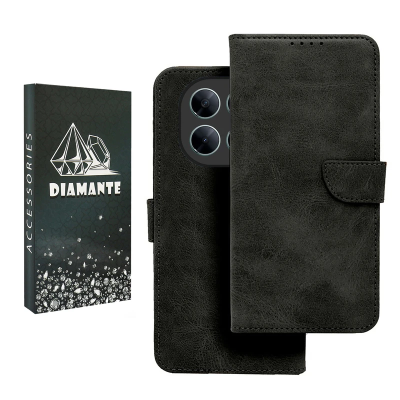 کیف کلاسوری دیامانته مدل Khoshi Bk مناسب برای گوشی موبایل شیائومی Redmi Note 15 4G