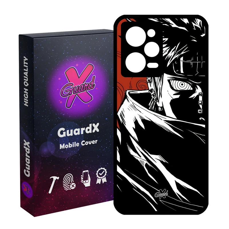 کاور گارد ایکس طرح Pain Anime مدل Glass10551 مناسب برای گوشی موبایل شیائومی Redmi Note 12 Pro 5G/Poco X5 Pro 5G/Note 12 Pro Pro speed