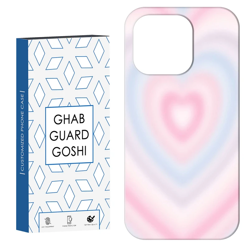 کاور قاب گارد گوشی طرح قلب کد Dimo-339 مناسب برای گوشی موبایل اپل IPHONE 15 PRO MAX   