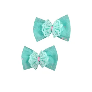 گیره مو دخترانه مدل پاپیون 55 بسته 2 عددی