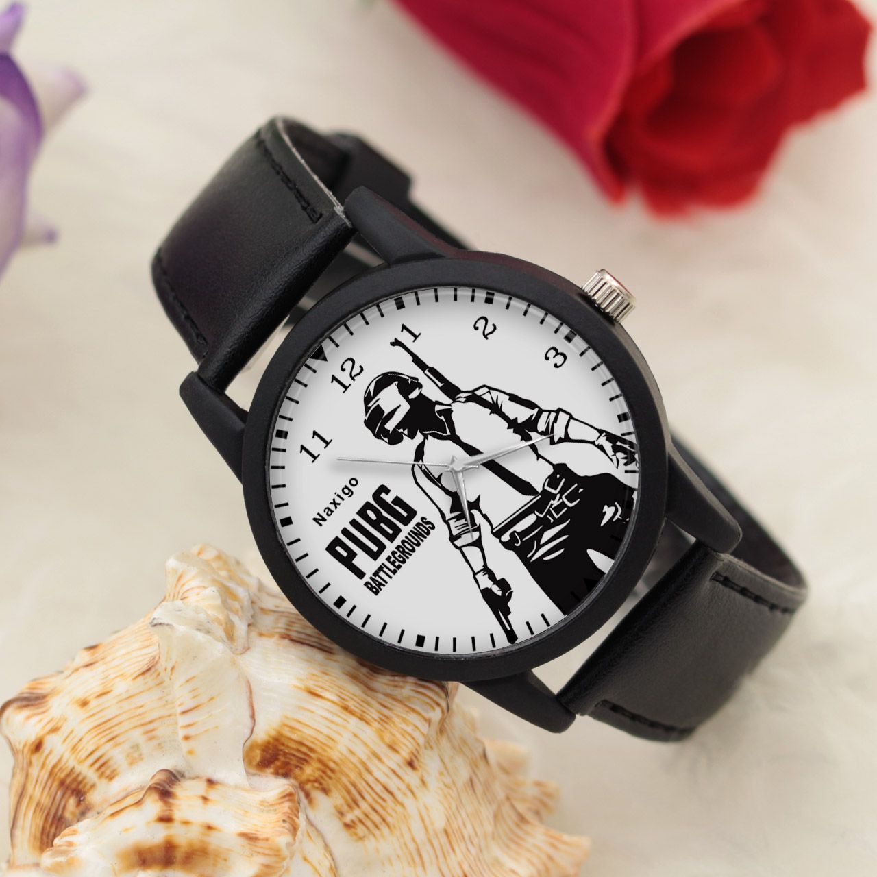 ساعت مچی عقربه ای ناکسیگو طرح PubG کد LF4229 -  - 4