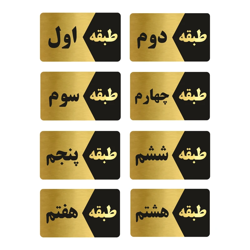 تابلو راهنما طرح طبقات مدل GNG808 مجموعه 8 عددی