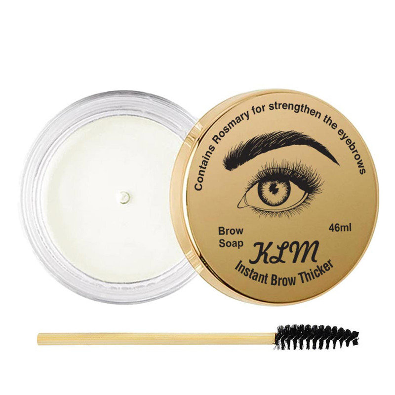 صابون لیفت ابرو کی ال ام مدل رزماری به همراه برس ابرو مدل 01