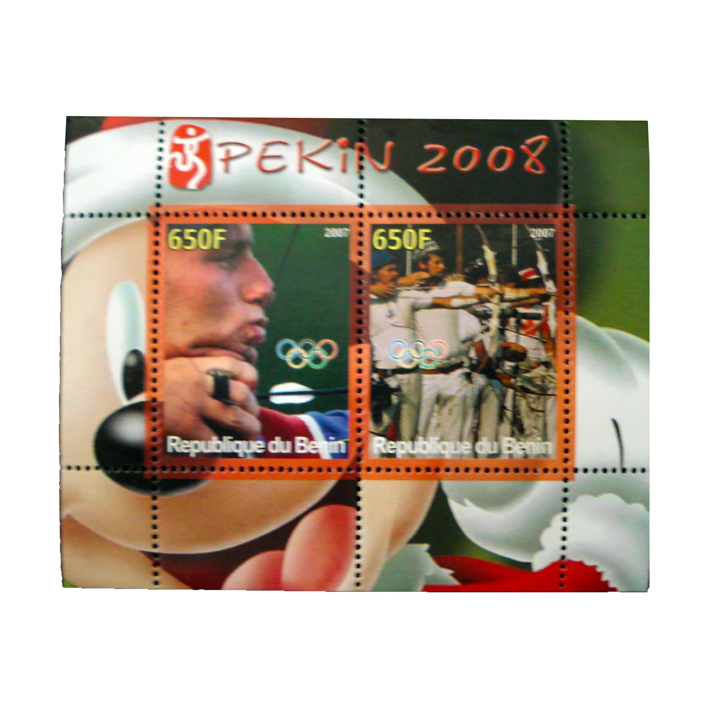 تمبر یادگاری مدل ورزشی کد aa-363 مجموعه 2 عددی