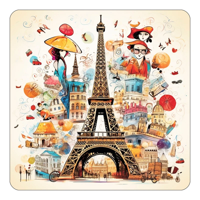 مگنت کاکتی طرح پاریس Paris مدل mp59986